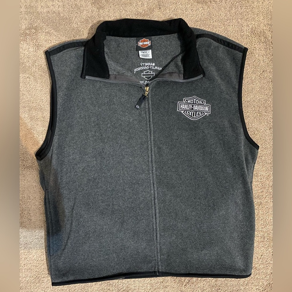 Harley Davidson fleece vest